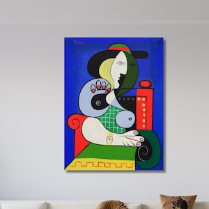 Picasso Canvas Paintings On the Wall Art Posters And Prints Surrealism Canvas Picasso Canvas Print Picasso Art Rare Print Christmas Gift