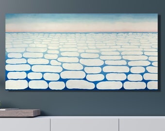 Georgia O&#39;Keeffe Canvas Wall Art Sky above Clouds IV Giclee Reproduction Wall art Georgia O&#39;Keeffe Poster Georgia O&#39;Keeffe Gift Decor Print