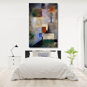 Small fir picture (1922) painting in high resolution by Paul Klee Wall Exhibition Poster, Expressionism Art Poster Wall Art Christmas Gift