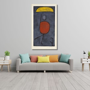 Paul Klee Portrait of an Equilibrist Canvas, Paul Klee Print, Exhibition Poster, Expressionism Art Poster, Classic Wall Art, Modern Abstract