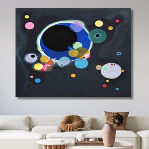 Wassily Kandinsky bird Wall Art Abstract Canvas Colorful Art  Kandinsky Wall Home Decor Abstract Art Living Room Home Decor Christmas Gift