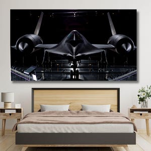 Lockheed_SR-71_Blackbird Jet Canvas Wall Art,Lockheed SR-71 Blackbird Poster,Jet Canvas Wall Art,Lockheed SR-71 Print,Blackbird Print