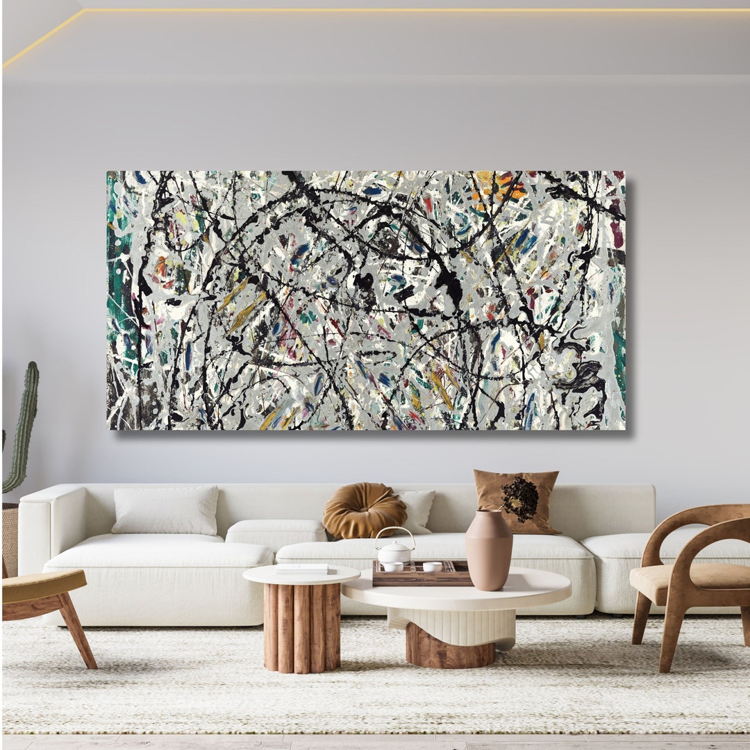 Extra Große Leinwand Wand Kunst Jackson Pollock Leinwand Pollock