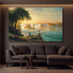 Albert Bierstadt Moat Mountains 1862 Canvas Home Wall Decor Art Bierstadt Poster Bierstadt Wall Art Albert Bierstadt Paint Christmas Gift