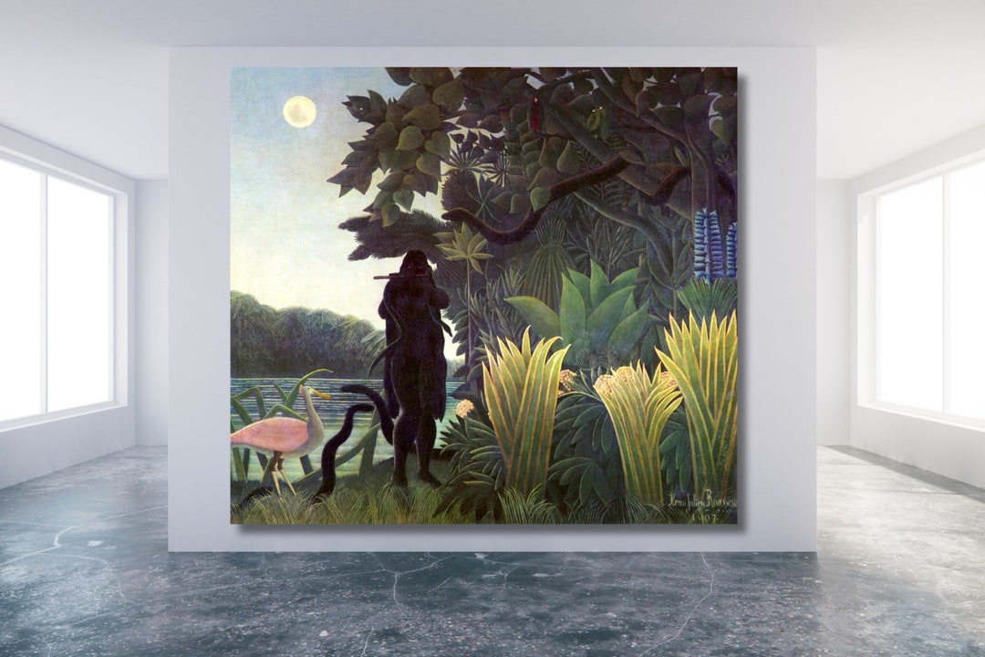 Henri Rousseaus the Snake Charmer (1907) by Henri Rousseau High ...