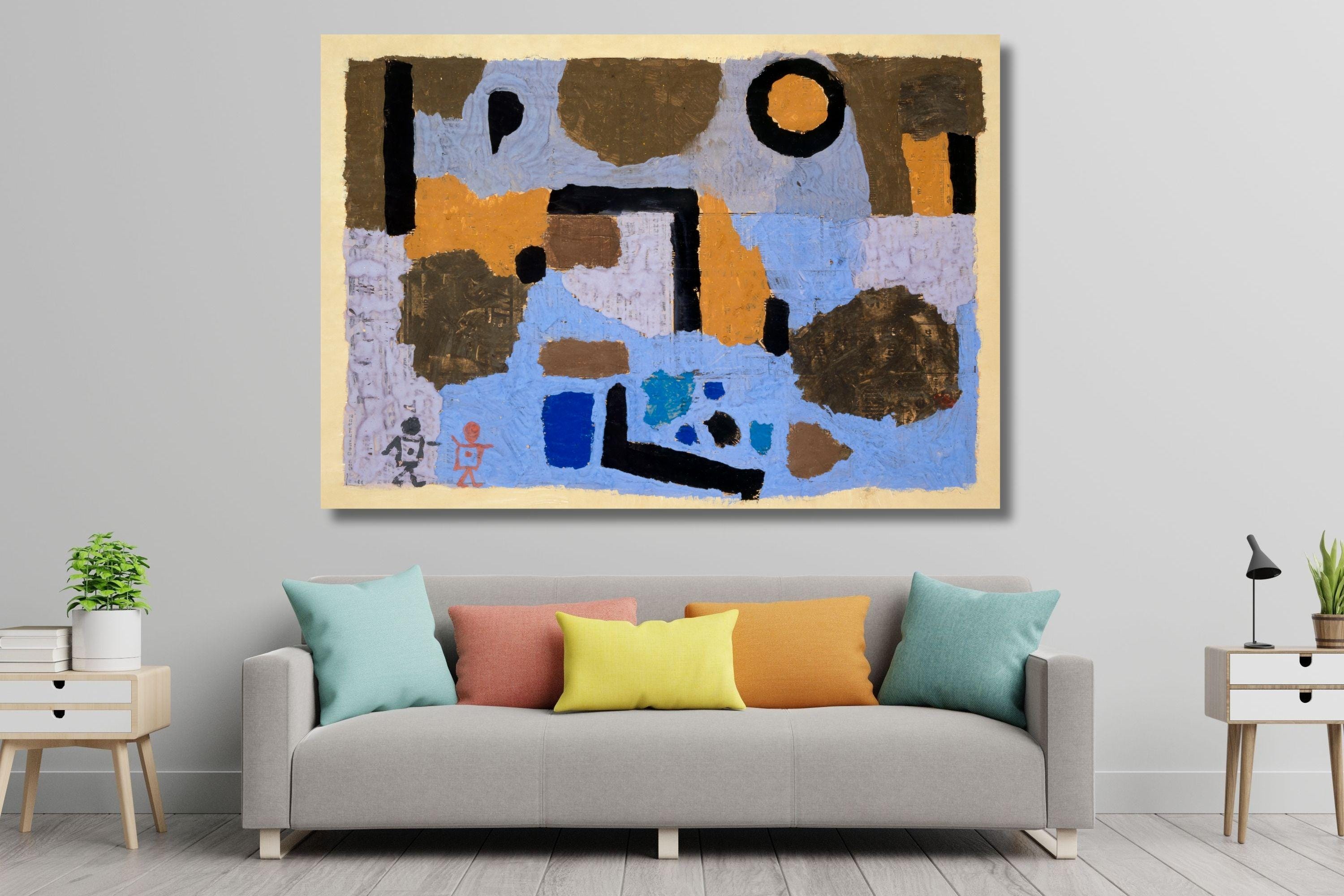 Paul Klee With the Two Lost Ones (1938) by Klee Exhibition Poster