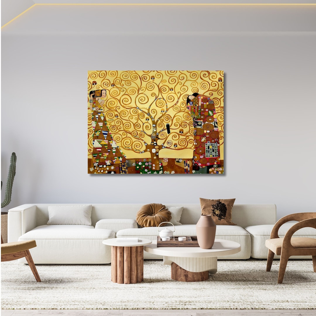Gustav Klimt the Tree of Life CANVAS WALL ART Tree Life Art, Gustav ...