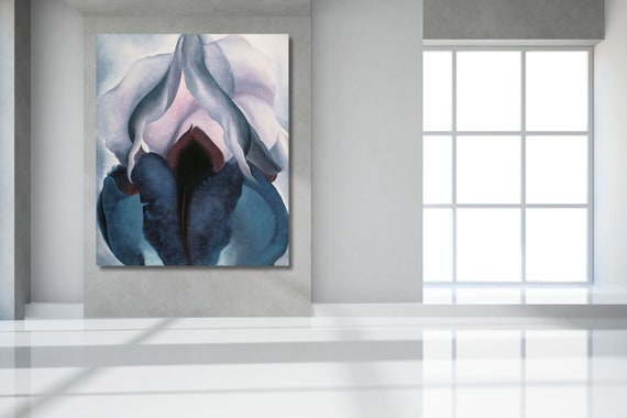 Georgia O'Keeffe Paintings Poster, Georgia O'Keeffe Flowers Painting, O'Keeffe Print, Georgia O'keeffe Wall Art Poster, Valentine gift