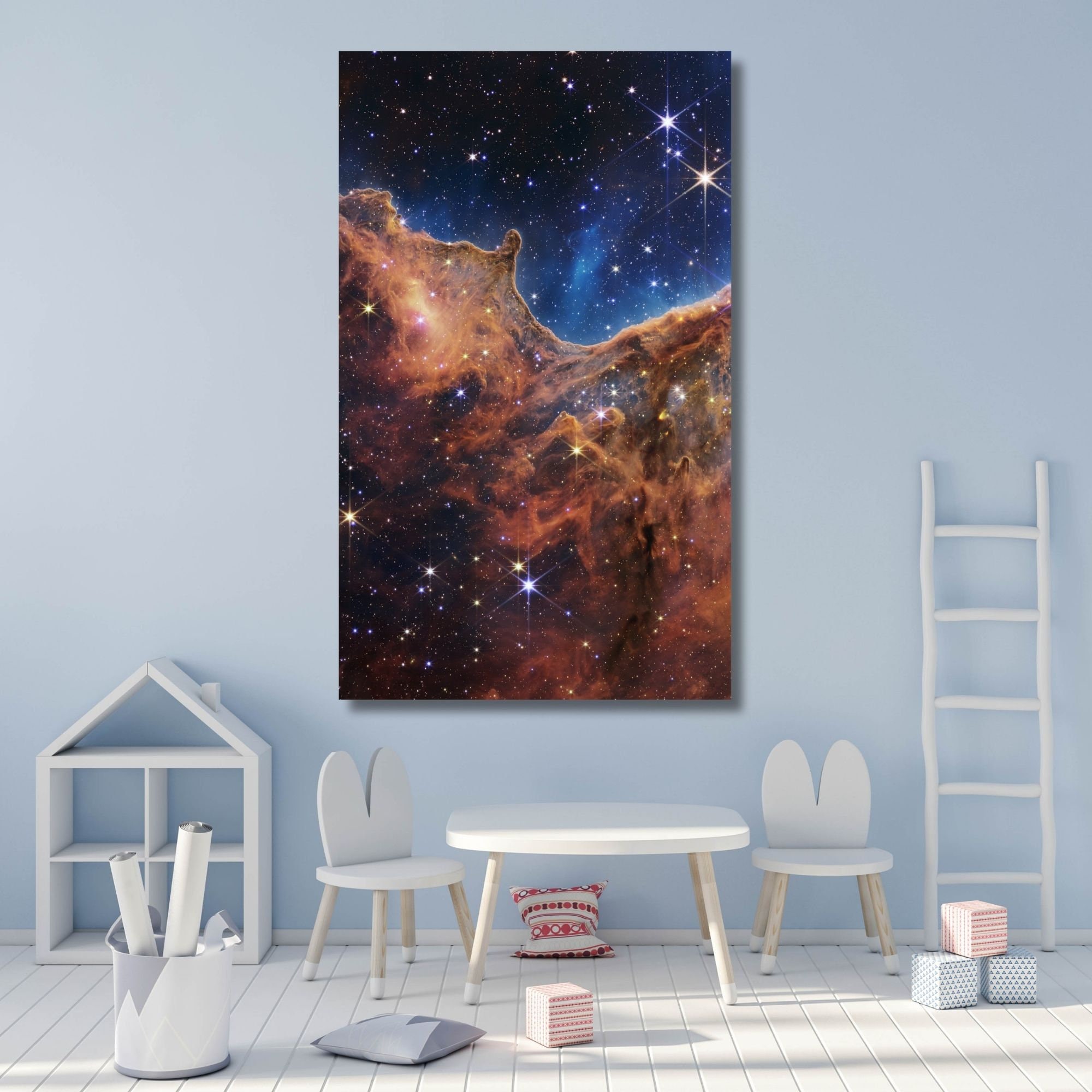 NASA Carina Nebula Deep Field Canvas Wall Art James Webb Space ...