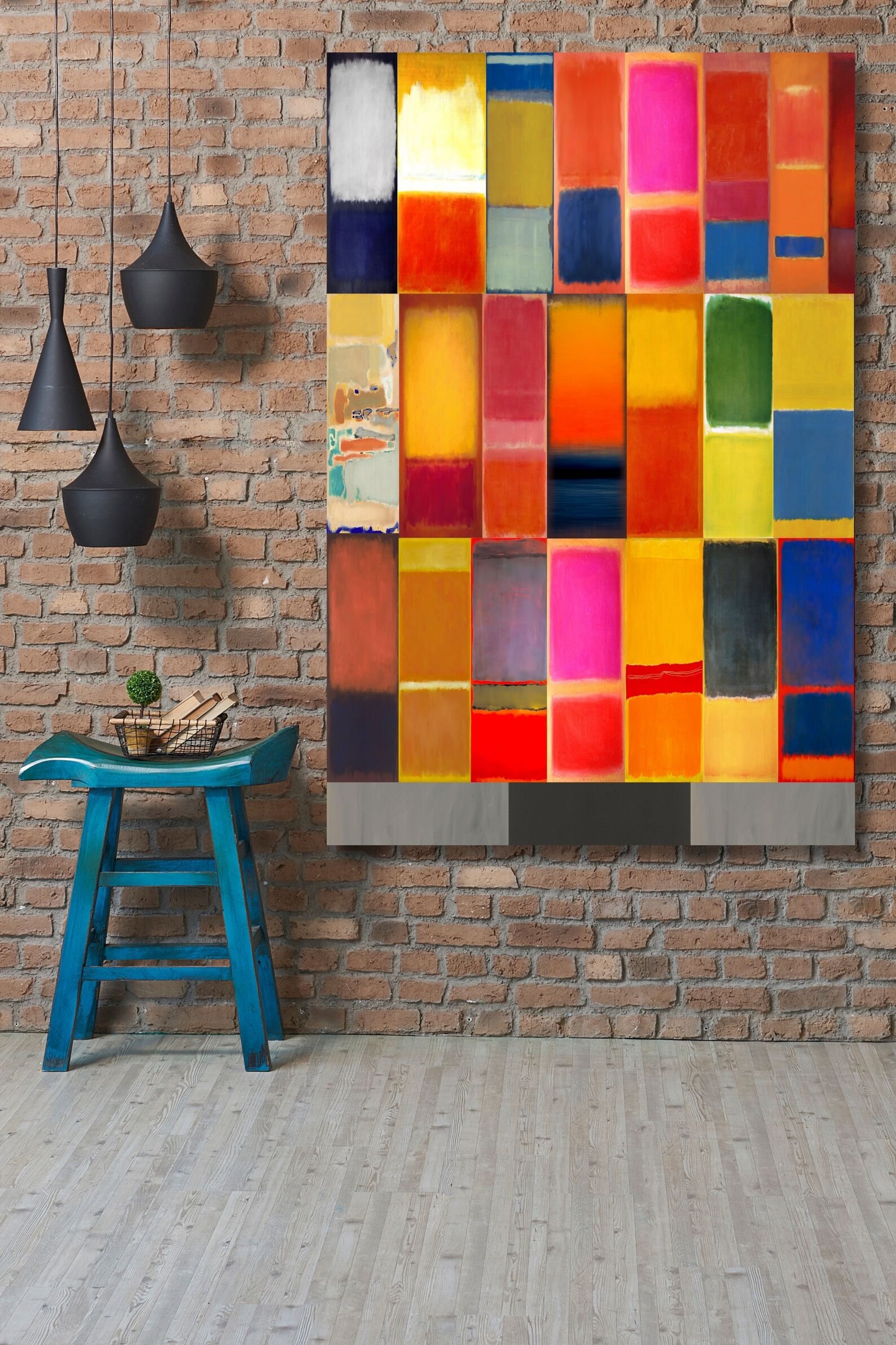 Mark Rothko Canvas Wall Art Print,all Rothkos Together, Amazing Design ...