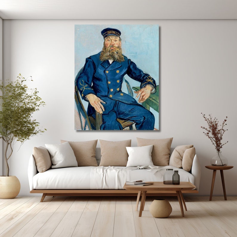 Vincent Van Gogh's Portrait of the Postman Joseph Roulin (1888) Famous ...