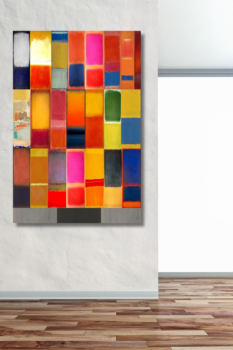 Mark Rothko Canvas Wall Art Print,all Rothkos Together, Amazing Design ...