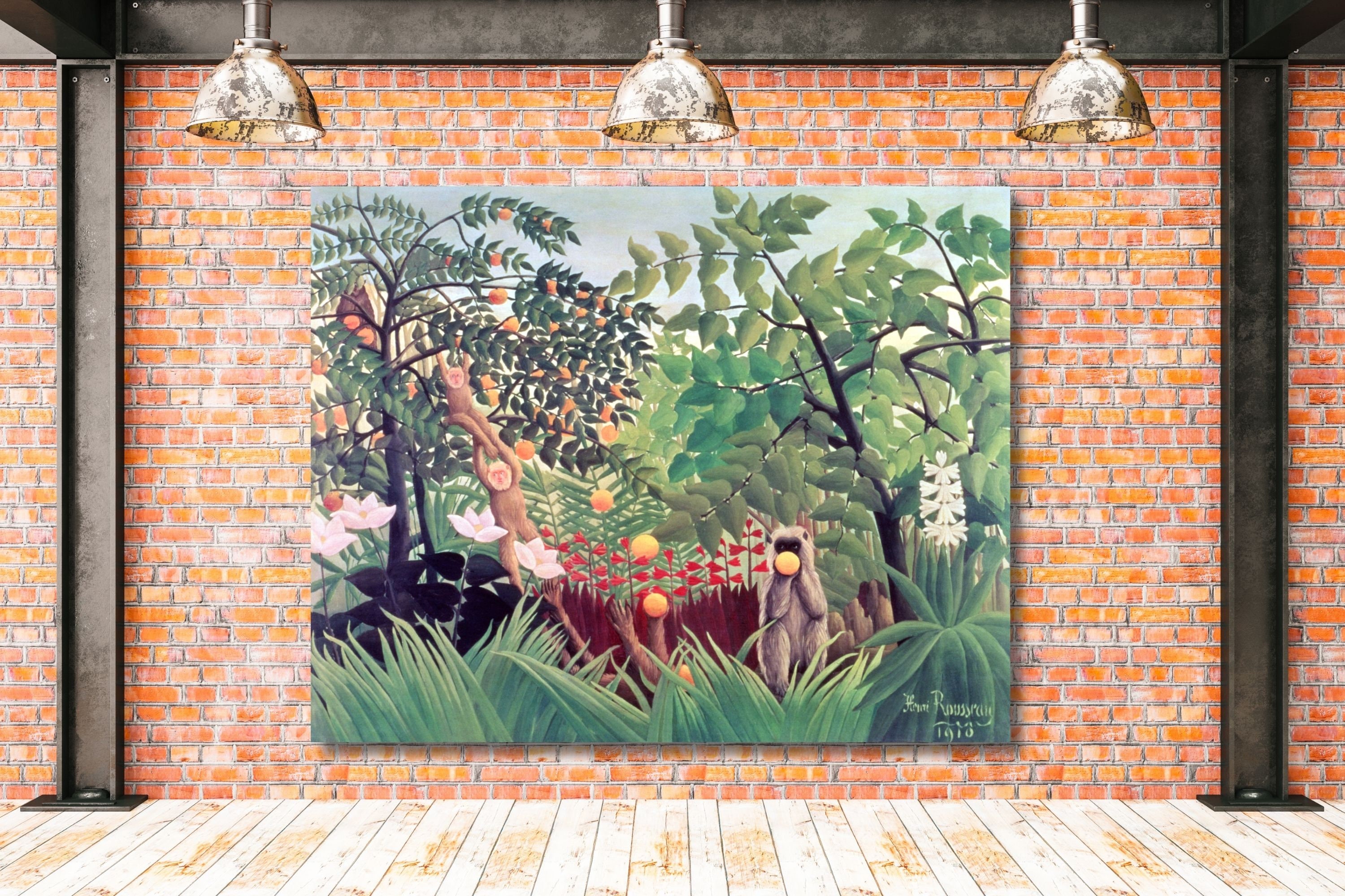 mmk_keiko 絵画 自然風景 アンリルソー 美術品・アンティーク