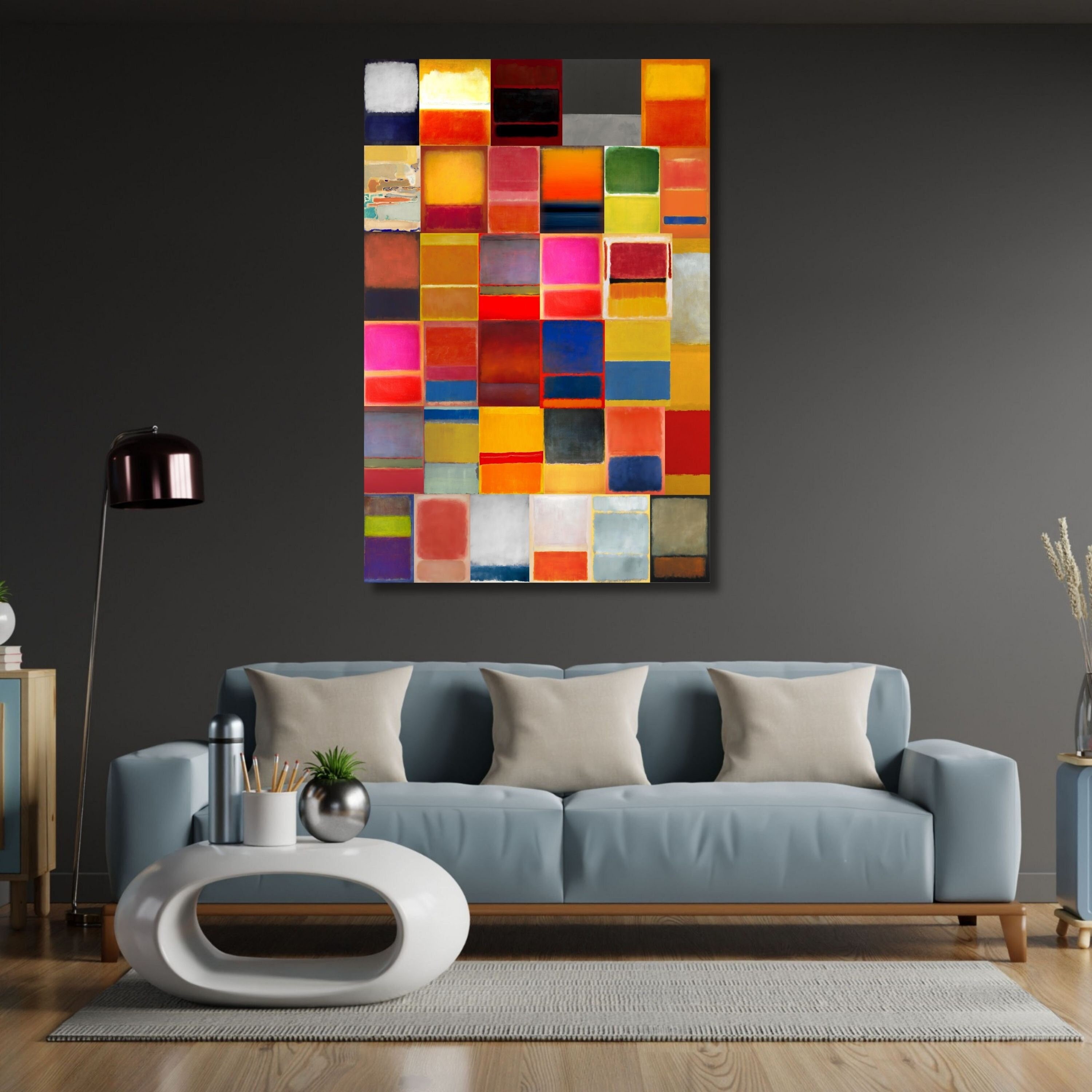 Mark Rothko Canvas Wall Art Print,all Rothkos Together, Amazing Design ...
