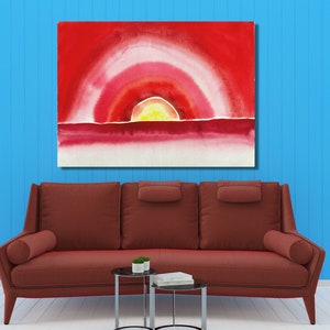 Georgia O&#39;Keeffe Paintings, Georgia O&#39;Keeffe Mountain Landscape Poster, Georgia O&#39;Keeffe Wall Art, Georgia O&#39;keeffe Canvas, Home decor Wall