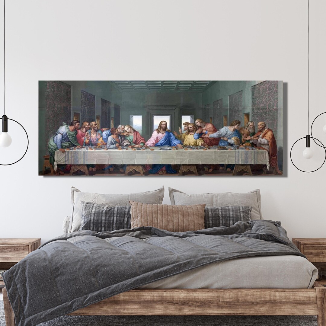 Last Supper by Leonardo Da Vinci Canvas Paintings on the Wall Posters ...