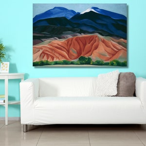 Georgia O'keeffe Paintings, Georgia O'keeffe Mountain Landscape Poster ...