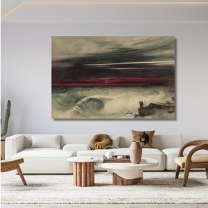 John Martin The Destruction of Pharaoh&#39;s Martin Canvas Wall Art John Martin Reproduction Museum Exhibition John Martin Artworks Canvas Print