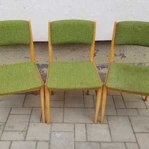 Danish Style Dinning Chairs , Vintage, 1970's