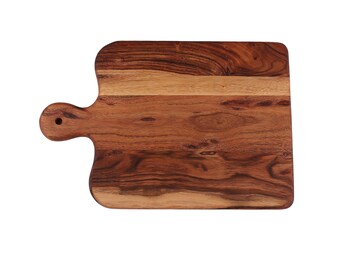 Affinity Decor Handmade Big Wooden Chopping Board Series Acacia Wood Cutting and Chopping Board Natural Serving Boards with Handle