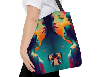 AOP Tote Bag, Tote Bag, Bag, Beach Bag, Shopping Bag, Dreamy B