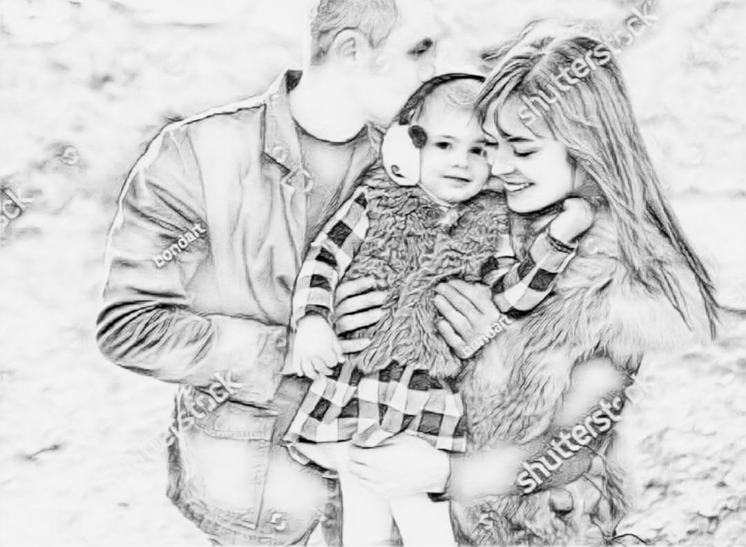 Custom Pencil Drawing Drawing Portrait From Photo Custom Etsy