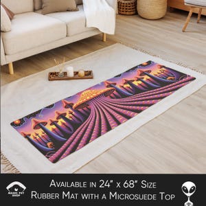Tappetino da yoga psichedelico: design psichedelico e vibrante, microsuede antiscivolo