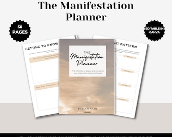 Manifestierungs-Planer, Manifestations-Coach, Therapie-Journal, Journal für psychische Gesundheit, Wellness-Journal, Heilungs-Journal, Therapie-Tools