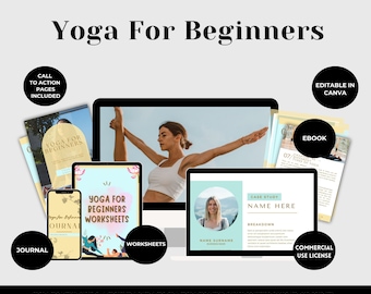Yoga for Beginners Done For You Coaching Program for Yoga Coaches, Health Coach, Spiritual Coach, Wellness Coach,Life Coach,Lead Magnet