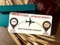 Customizable plane ticket scratch card/Boarding pass product logo