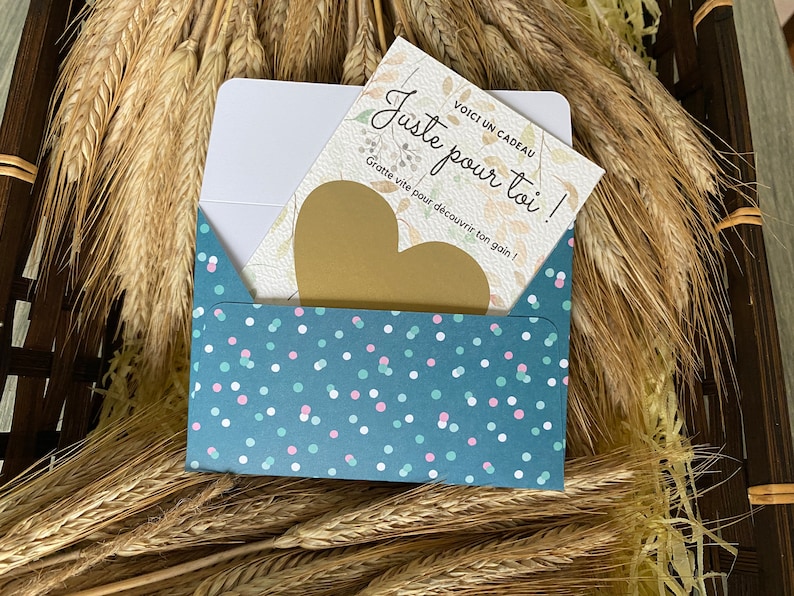 Carte a gratter annonce grossesse originale, tu vas être mamie, papy, tata, tonton, grande soeur, grand frère etc… image 6