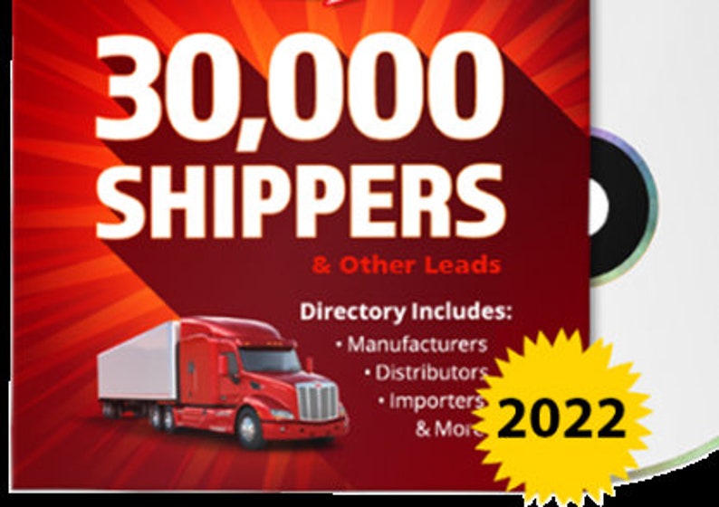 List of 30000 High Volume Shippers for Four Freight Brokerage Etsy