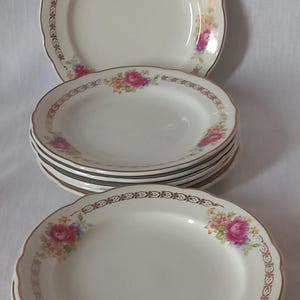 Sarreguemines RIQUET France dessert plates