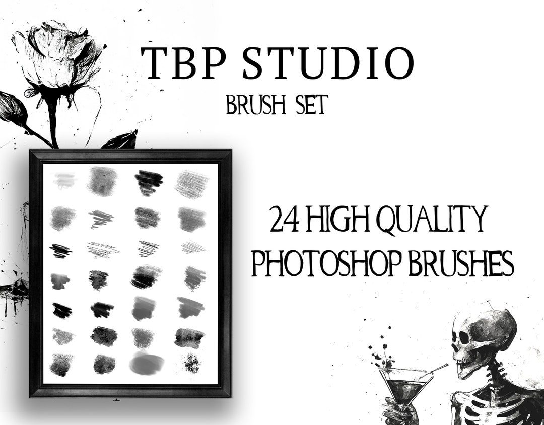 Procreate BRUSH SET / 24 High Quality Brushes for Ps. Sketch