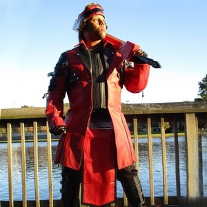 Genuine Leather Men Long Coat, Handmade Leather Steampunk Coat, Leather Trench Coat, Gift For Him