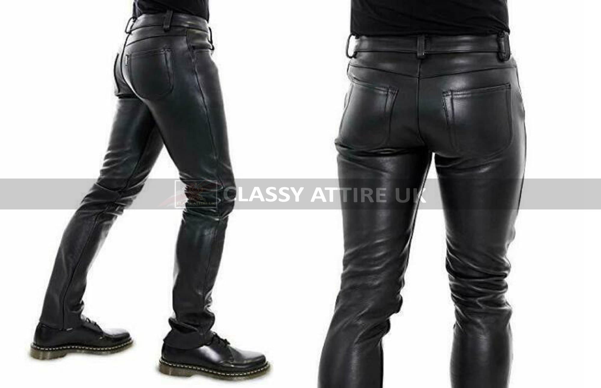 Genuine Sheep Skin Leather Party Pants Leather Jeans Black - Etsy UK