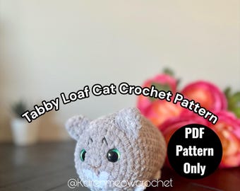 Tabby Cat Crochet Pattern, Cat Plushie, Crochet Cat Pattern, Amigurumi Cat