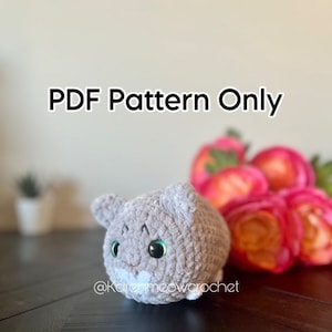Tabby Cat Crochet Pattern, Cat Plushie, Crochet Cat Pattern, Amigurumi Cat