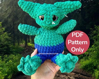 Goblin Crochet Pattern, Goblin Plushie, Goblin Amigurumi Pattern, Crochet Goblin