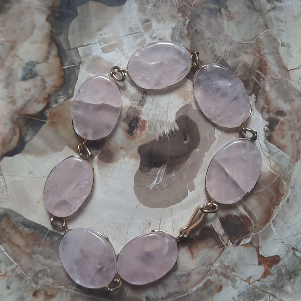 bracelets en quartz rose