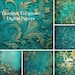 26 Timeless Turquoise Digital Papers | Grunge Distressed Junk Journal ...