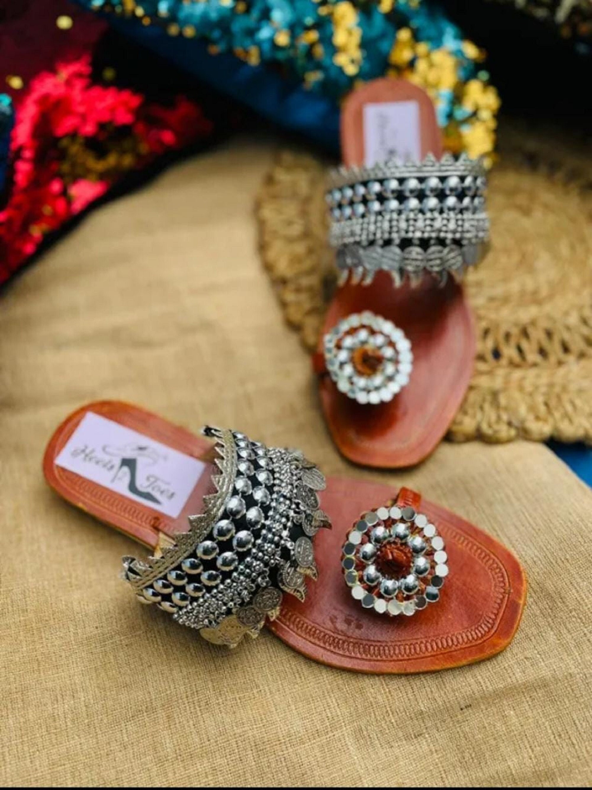 Pakistani Kolhapuri Chappals Indian Wedding Sandals Women Etsy
