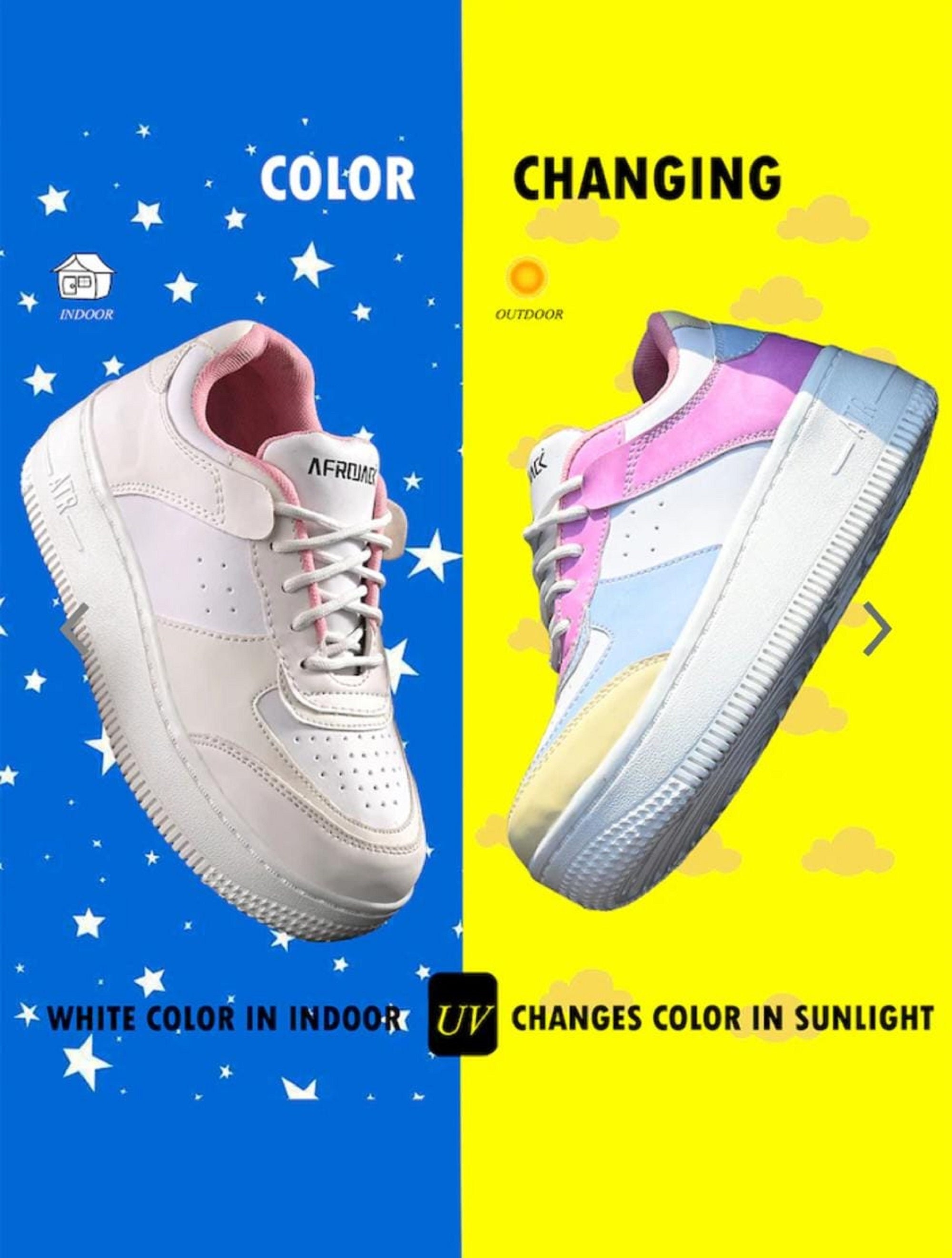 Thermochromic Colour Changing Nike Air Force 1 Custom Trainers