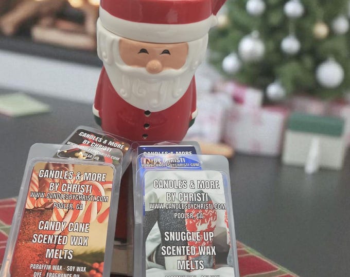 Santa Wax Warmer Gift Set with 4 Christmas Scented Wax Melts