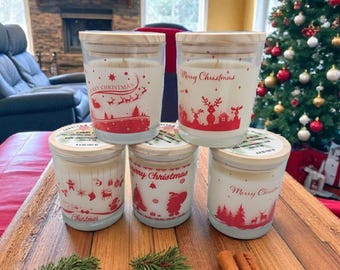 Christmas Candle Collection – Holiday Scented Candles Gift Set – Winter Scents for Home Décor