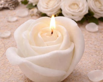 La Rose Élégante – 20 oz Luxury Rose Bud Candle