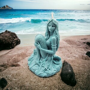Mermaid on the Beach Candle