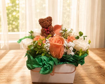 Meaningful Rose Bouquet Wax Melts – Handmade Floral Gift