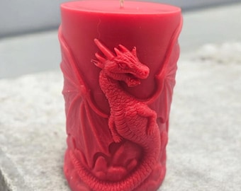 Dragon's Flight Pillar Candle