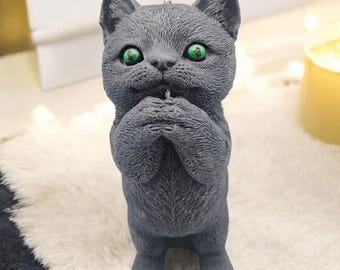 Whisker Wishes Kitten Candle